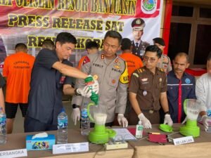 Polres Banyuasin Melaksanakan Pemusnahan Barang Narkotika demi Komitmen Menyelamatkan 20.000 Jiwa