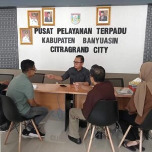 Pj. Bupati Banyuasin Sidak Pusat Pelayanan Terpadu Kabupaten Banyuasin Citra Grand City.