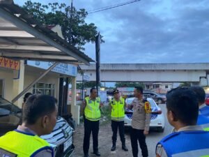 Kapolres Banyuasin Cek Jalur Hotel Wyndham Yang Akan Dilalui Presiden RI Joko Widodo
