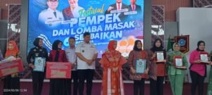 Lomba Masakan Serba Ikan Dan Fesival Pempek Resmi di Buka Sekda Banyuasin