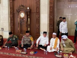 Kapolres Banyuasin Hadiri Dzikir Akbar di Masjid Al – Amir