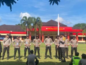 Asah Kemampuan Personel Menjelang Pilkada 2024, Kapolres Banyuasin Pimpin Latihan Dalmas