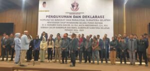 KAP Sumsel Deklarasi Dukunga Untuk menangkan Matahati Sebagai Gubernur dan Wagub Sumsel 2024-2029