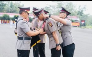 Kapolda Sumsel Lantik 167 Bintara Polri Lulusan Pendidikan Pembentukan di SPN Betung