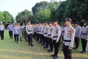 Polres Banyuasin Menggelar Pasukan Operasi Patuh Musi 2024