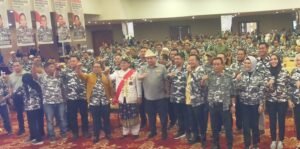 Usai Hadiri Pembukaan Rakerda Bapera Sumsel dan Dapat Gelar Kesultanan, Ini Harapan Airlangga Hartarto