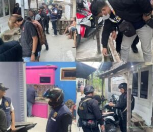 : 3 Orang Beserta Sabu dan Alat Bong Dalam Razia Gabungan Oleh Tim Polda Sumsel di Tangga Buntung
