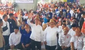 Usai Deklarasi, Yudha-Bahar, Satu-Satunya Paslon Walikota dan Wawako Palembang, Yang Telah Terima SK B1 WKW