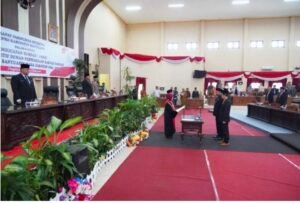 Pimpinan defenitif DPRD Banyuasin masa Jabatan 2024-2029, Dilantik.