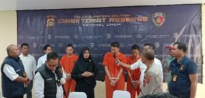 3 Pelaku Pencurian Cek Tunai Dengan Jumlah Rp 99.5 Juta Diciduk Ditreskrimum Polda Sumsel