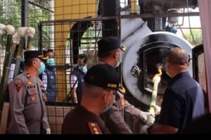 Polres OKU Timur Jajaran Polda Sumsel Musnahkan 35,74 Kg Narkotika jenis Ganja di Insenerator RSUD Martapura