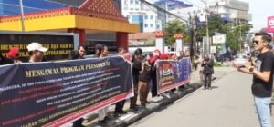 Gelar Aksi Demo, Massa Garda Prabowo Minta Kanwil Kemenkum HAM Sumsel, Copot Kalapas Kelas II A Tanjung Raja