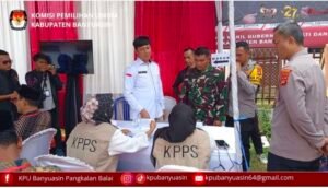 KPU Banyuasin Gelar Simulasi Pemungutan dan Penghitungan Suara