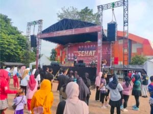 KPU Banyuasin Gelar Senam Sehat Sosialisasi Pilkada 2024