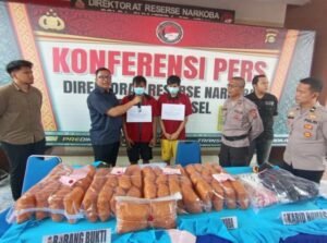 Timsus Ditresnarkoba Polda Sumsel Amankan BB Sabu 50 Kg dari 2 Tersangka