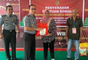 Lapas Banyuasin Kembali Salurkan 50 Paket Bantuan Sosial Kepada Keluarga Warga Binaan dan Masyarakat