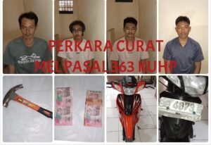 POLSEK PAJAR BULAN TANGKAP PELAKU PEMBOBOL GUDANG KOPI