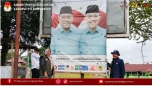 Masa Tenang, KPU Banyuasin Gelar Apel Pembersihan APK