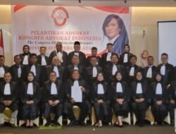 CONGRATULATION AND SUCCESS…! Pelantikan Advokat KAI Sumsel Secara Resmi Di Lantik Oleh Dewan Pimpinan Pusat