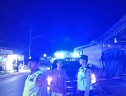 POLSEK TALANG UBI GELAR PATROLI PERBATASAN,SITUASI AMAN DAN KONDUSIF