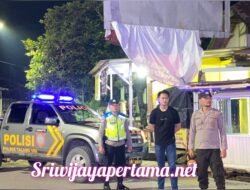 Pastikan Situasi Di Perbatasan PALI-Muara Enim,Aipda Ikrom Pimpin Patroli Gabungan