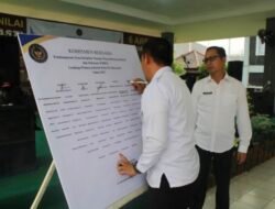 Lapas II A Banyuasin Lakukan Penandatangannan fakta Intergritas,  Perjanjian  Kinerja dan Komitmen Bersama