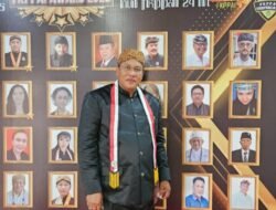 Ponco Darmono Penasehat DPD FKPPAI Provinsi Sumsel Terima Penghargaan Dari Jenderal TNI (Purn) Wiranto