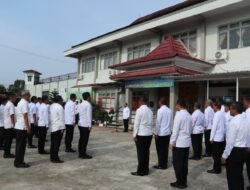 Kalapas Banyuasin Ikuti Apel Bersama Kakanwil Ditjenpas Sumsel