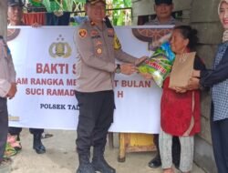 Polsek Talang Ubi Gelar Bakti Sosial,Pererat Kepedulian Menjelang Ramadhan 1446 H