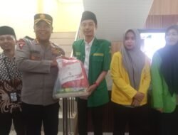 Polres PALI dan Elemen Mahasiswa Bersinergi Dalam Bakti Sosial Menyambut Bulan Suci Ramadhan 1446 H