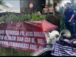 Anggota DPR RI Dapil Sumsel I Diduga Terima Aliran Dana CSR BI, GAASS Unjuk Rasa Ke KPK