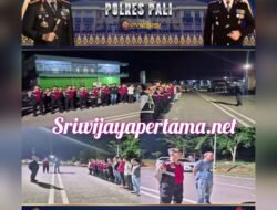 Dalam Upaya Menciptakan Kamtibmas, Polres PALI Gelar Razia Terpadu Diwilkumnya