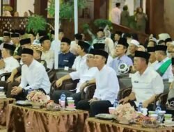 BUPATI LAMPUNG UTARA TERIMA KUNJUNGAN GUBERNUR LAMPUNG DALAM SAFARI RAMADHAN