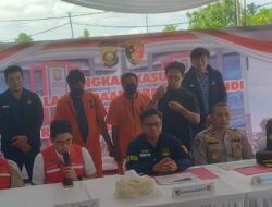 Ditreskrimsus Polda Sumsel Amankan 2 Orang Tersangka Dalam Ungkap Kasus Penyalagunaan BBM Bersubsidi di SPBU Noerdin Pandji