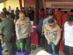 BB 17,53 Kilogram Sabu dan 1032 Butir Ektasi Hasil Ungkap Kasus Februari-Maret 2025 Dimusnahkan Ditresnarkoba Polda Sumsel
