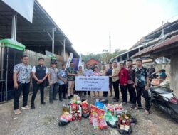 Pemerintah Desa Air Itam Salurkan Bantuan Sembako Kepada Korban Kebakaran 