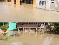 Sebelas Desa di Kecamatan Tanah Abang Terendam Banjir, Kapolres PALI Imbau Warga Waspada