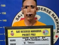Polres PALI Berhasil Bongkar Peredaran Narkoba, Tersangka Diamankan dengan Barang Bukti Sabu 4,50 Gram