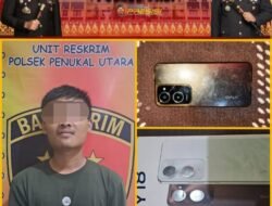 Polsek Penukal Utara Berhasil Ungkap Kasus Pencurian HP,Pelaku Ditangkap di Lampung