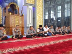 Polres PALI Gelar Kegiatan Binrohtal di Masjid As Saidiyah, Perkuat Mental dan Spiritual Personel