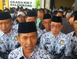 Usai Pengukuhan Pengurus PGRI Kota Palembang, Ini Ungkapnya H Ratu Dewa Dan H Ahmad Zulinto