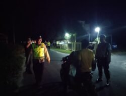 Polsek Penukal Utara Gelar Razia Terpadu Cegah 3C dan Pekat, Situasi Aman dan Kondusif