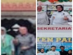 Sekretaris Daerah Kabupaten PALI Kartika Yanti, SH, MH., Meninjau dan Mengunjungi Stand Pameran UMKM.