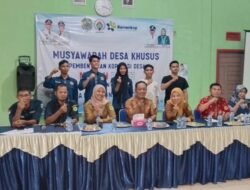 Pemerintah Desa Mangku Negara Timur Menggelar Musyawarah Desa Khusus (MUSDESUS) Dalam Rangka pembentukan Koperasi Merah Putih