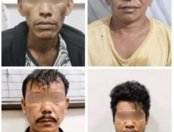 Empat Pelaku Spesialis Pencurian Hewan Ternak Berhasil Diamankan Polres Banyuasin, 1 Aksi Pencurian Digagalkan