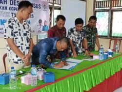 Dalam Rangka Mendukung Program Pemerintah Pusat, Pemerintah Desa Muara Dua Menggelar Musyawarah Desa Khusus Untuk Pembentukan Koperasi Desa Merah Putih