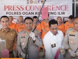 Polres OKI, Berhasil Amankan 4 Pelaku Pengeroyokan Hingga Tewas, Yang Terjadi di Tulung Selapan