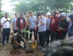 Semarak Senam Bersama, Penanaman Pohon, dan Kejutan Ultah Kapolres: Sinergi dan Kepedulian Forkopimda Lampung Utara