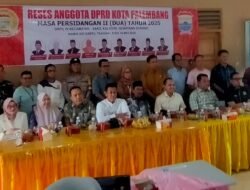 Anggota DPRD Kota Palembang Dapil IV Gelar Reses masa Persidangan II Tahun 2025, Ini Ungkapnya Peby Anggi Pratama SH MKn