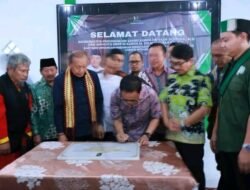 GEDUNG SEKRETARIAT PERMANEN HMI CABANG KOTABUMI LAMPUNG UTARA DIRESMIKAN, DIHADIRI BUPATI, WAKIL BUPATI, DAN FORKOPIMDA